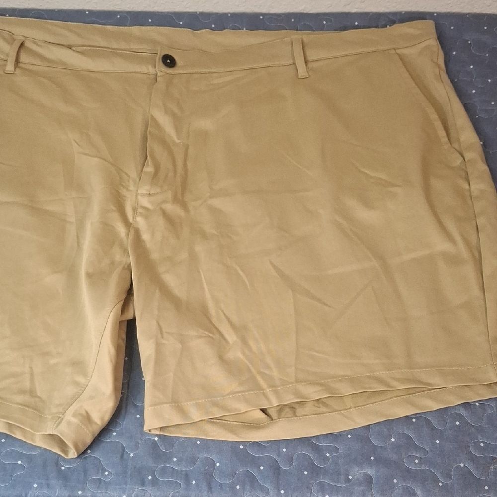 ZELOS Big & Tall Men's Tan Shorts size 50